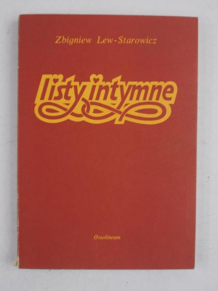 Lew-Starowicz Zbigniew - Listy intymne