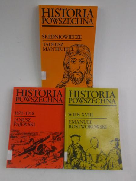 Historia Powszechna, 3 książki