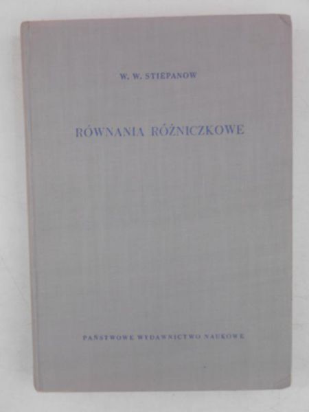 Równania różniczkowe
