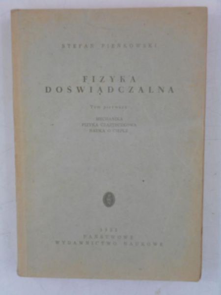 Pieńkowski Stefan - Fizyka doświadczalna