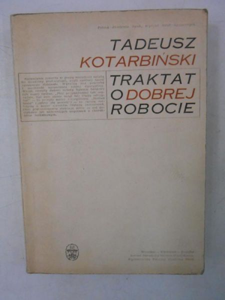 Traktat o dobrej robocie