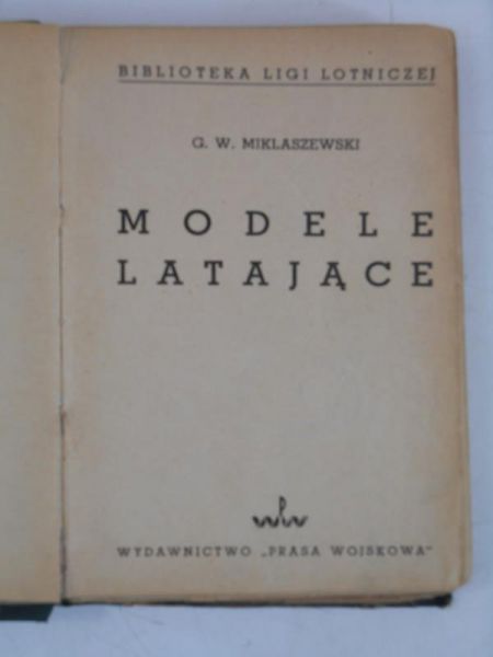 Modele latające, 1948 r.