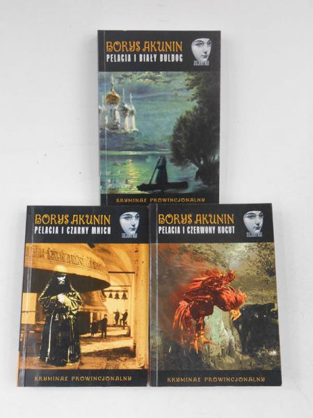 Akunin Borys - Pelagia, zestaw 3 książek