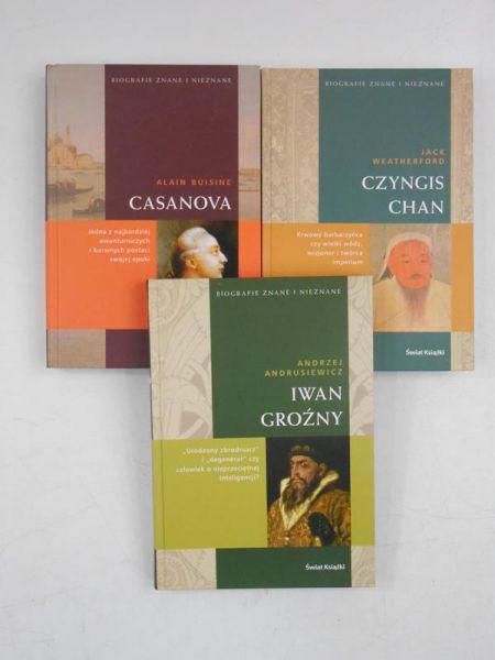 Czyngis Chan  Iwan Groźny  Casanova