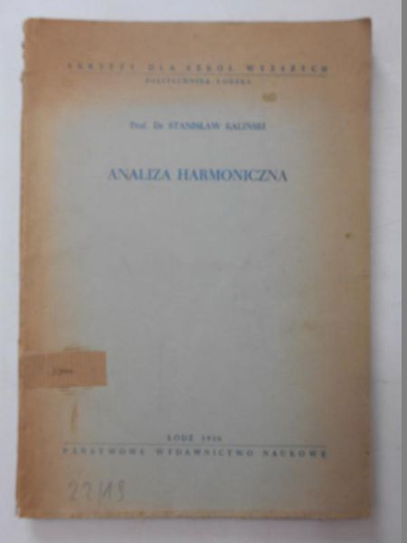 Analiza harmoniczna