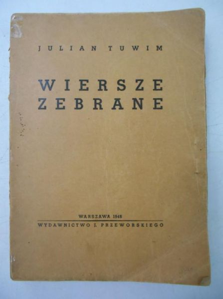 Tuwim Julian  - Wiersze zebrane, 1946 r.