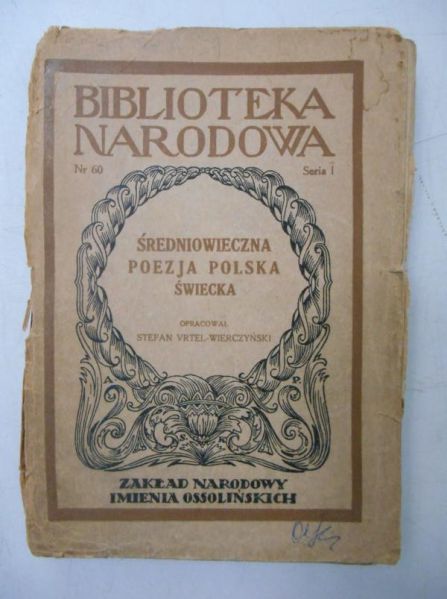 Średniowieczna poezja polska świecka, BN