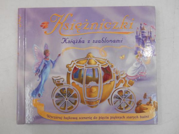 Księżniczki, książka z szablonami