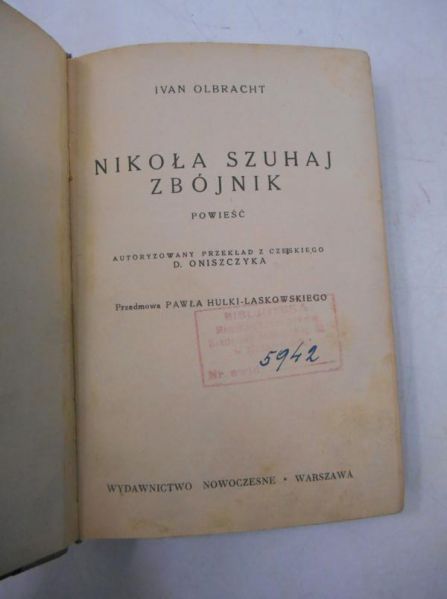 Nikoła szuhaj zbójnik, 1935 r.