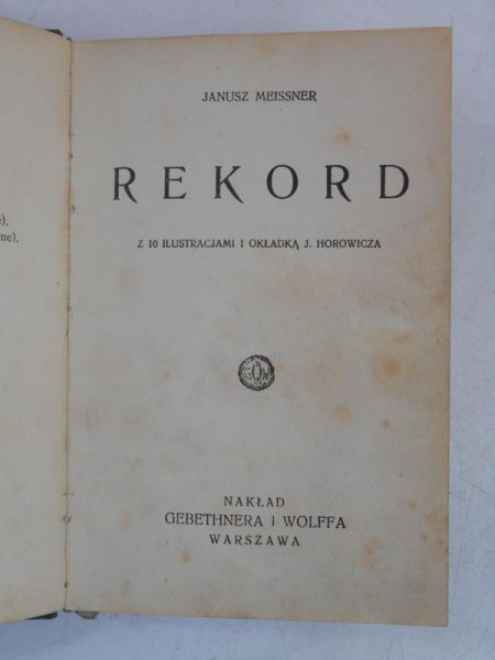 Rekord, 1931 r.