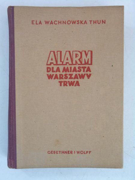 Alarm dla miasta Warszawy trwa, 1946 r.