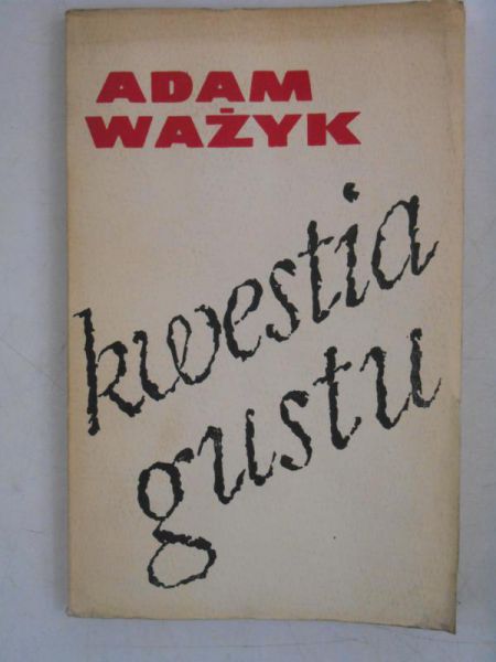 Kwestia gustu