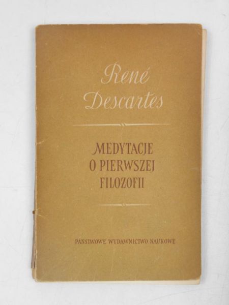 Medytacje o pierwszej filozofii