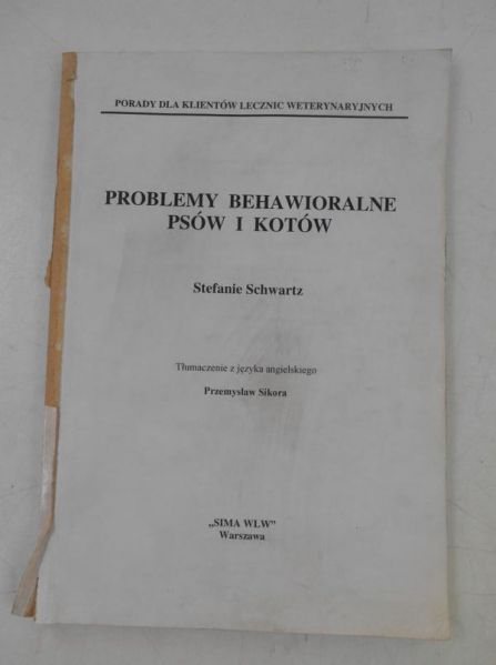 Problemy behawioralne psów i kotów