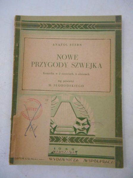 Nowe przygody Szwejka, 1949 r.