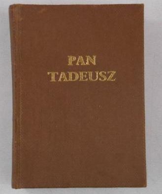Mickiewicz Adam - Pan Tadeusz, miniatura, reprint  z 1834 r.