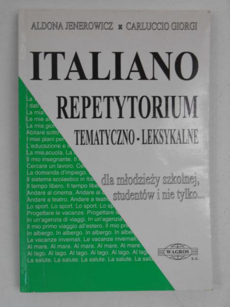 Italiano. Repetytorium tematyczno-leksykalne