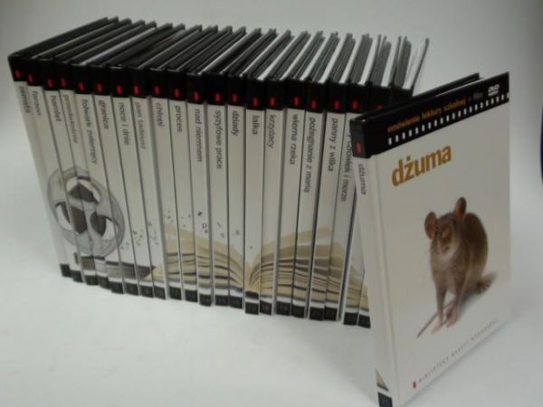 Lektury szkolne Biblioteka Gazety Wyborczej  DVD, 23 tomy