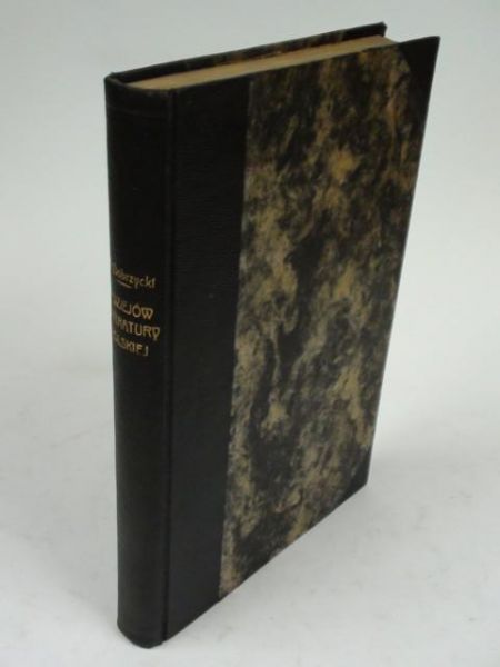 Dobrzycki Stanisław - Z dziejów literatury polskiej, 1907 r.