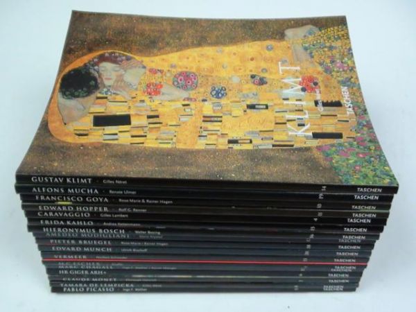 Klmt, Hopper, Munch,   nn - Welcy Malarze Taschen, 17 częśc