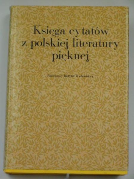 Księga cytatów z polskiej literatury