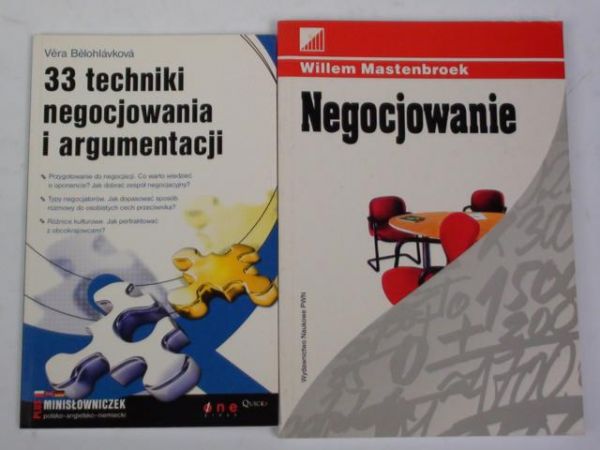 Mastenbroek W.,  V. - Negocjowanie / 33 techniki negocjowania i argumentacji