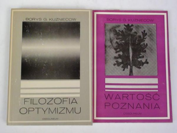 Kuzniecow Borys G. - Filozofia optymizmu/ Wartość poznania