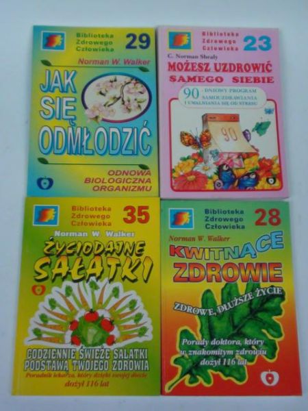 Shealy ,   - Bibliotek Zdrowego Człowieka, 4 książki