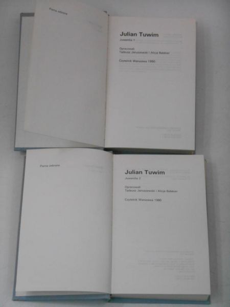 Tuwim Julian - Juwenalia, Tom I-II