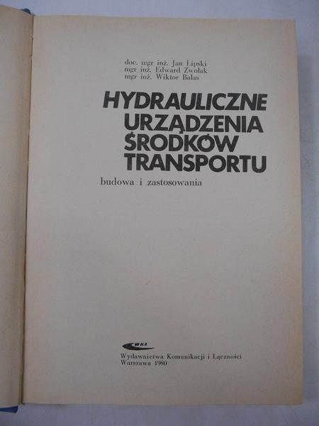 Hydrauliczne urządzenia środków transportu