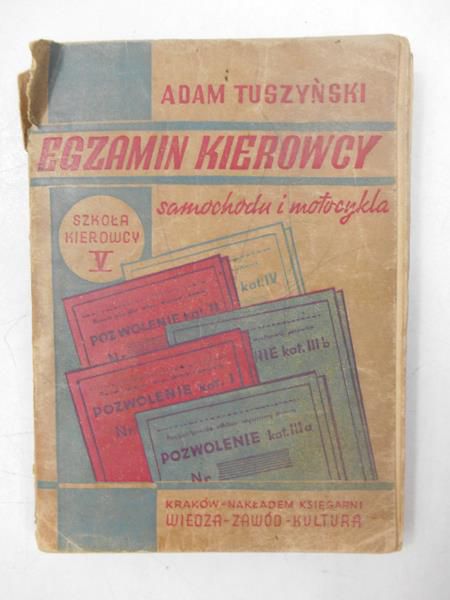 Tuszyński Adam - Egzamin kierowcy, 1948 r.