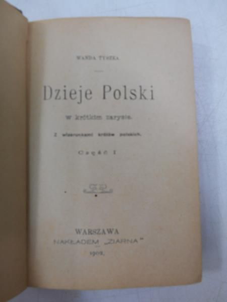 Dzieje Polski, część I, 1902 r.