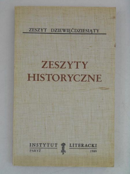 Zeszyty historyczne. Zeszyt 90