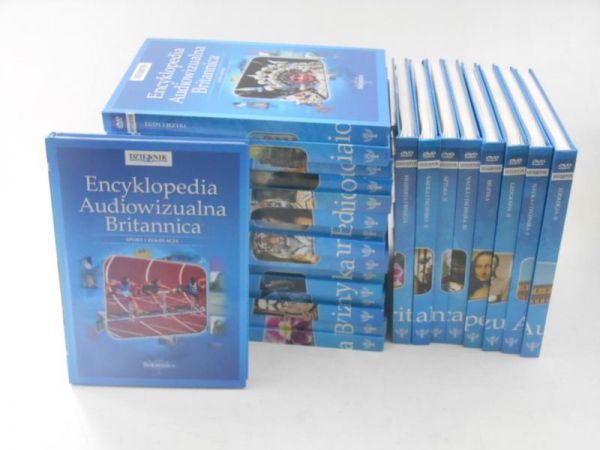 Encyklopedia Audiowizualna Britannica, 24 tomy + DVD (komplet)