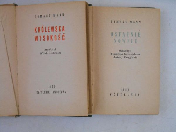 Ostatnie nowele / Królewskie wysokość