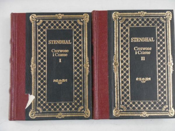 Stendhal - Czerwone i czarne, Tom I i II, Ex Libris