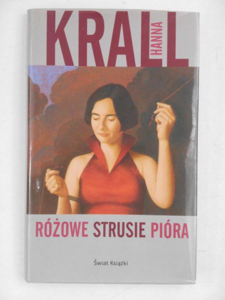 Różowe strusie pióra