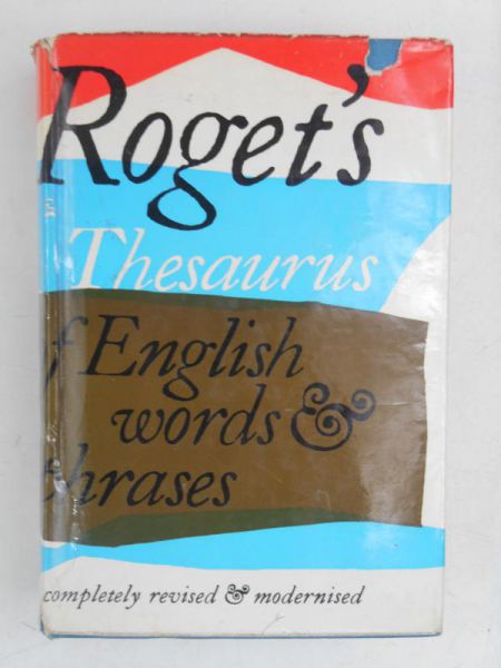 Roget's Thesaurus of English Words Phrases