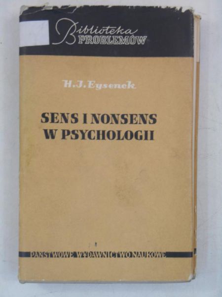 Sens i nonsens w psychologii