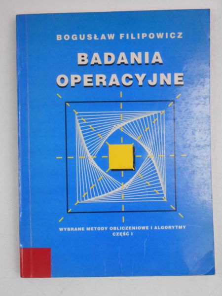 Filipowicz Bogusław - Badania operacyjne