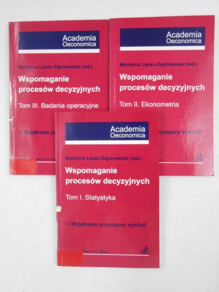 Wspomaganie procesów decyzyjnych, Tom I-III