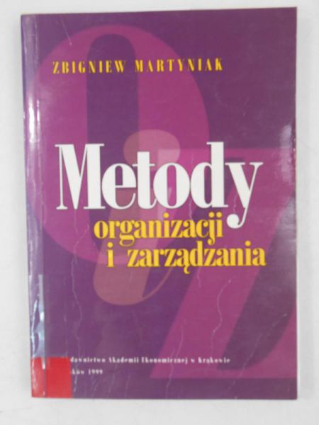 Metody organizacji i zarządzania