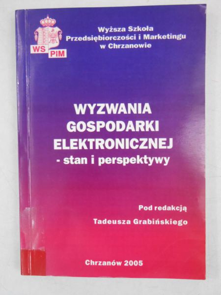 Wyzwania gospodarki elektronicznej
