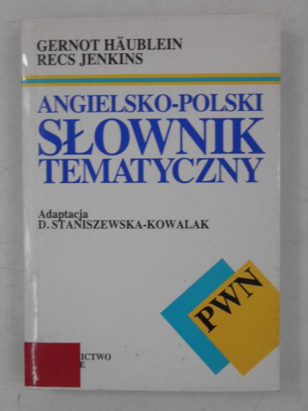 Angielsko-polski słownik tematyczny