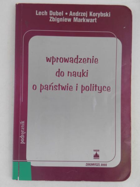 Wprowadzenie do nauki o państwie i polityce