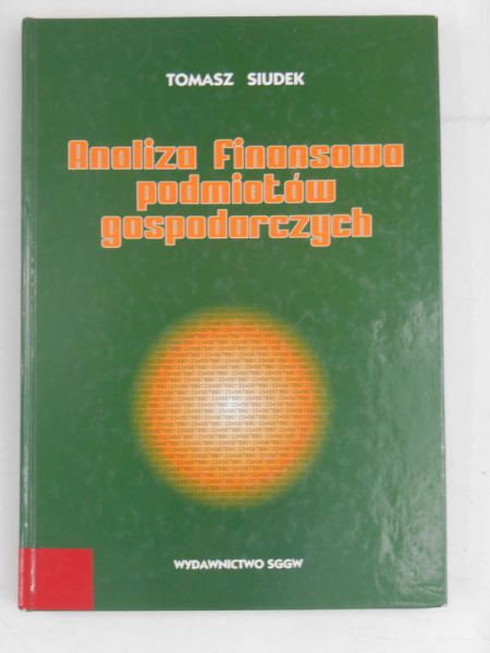 Analiza finansowa podmiotów gospodarczych