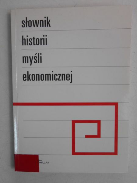 Słownik historii myśli ekonomicznej