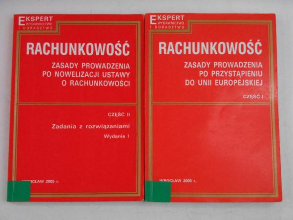 Rachunkowość, cz. I-II