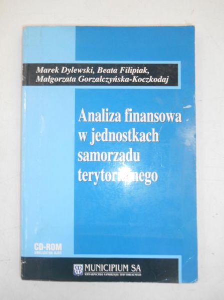 Dylewski Marek - Analiza finansowa w jednostkach samorządu terytorialnego