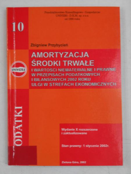 Amortyzacja. Środki trwałe
